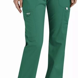 Cherokee Green Medical Scrub Pants with Elastic Waist